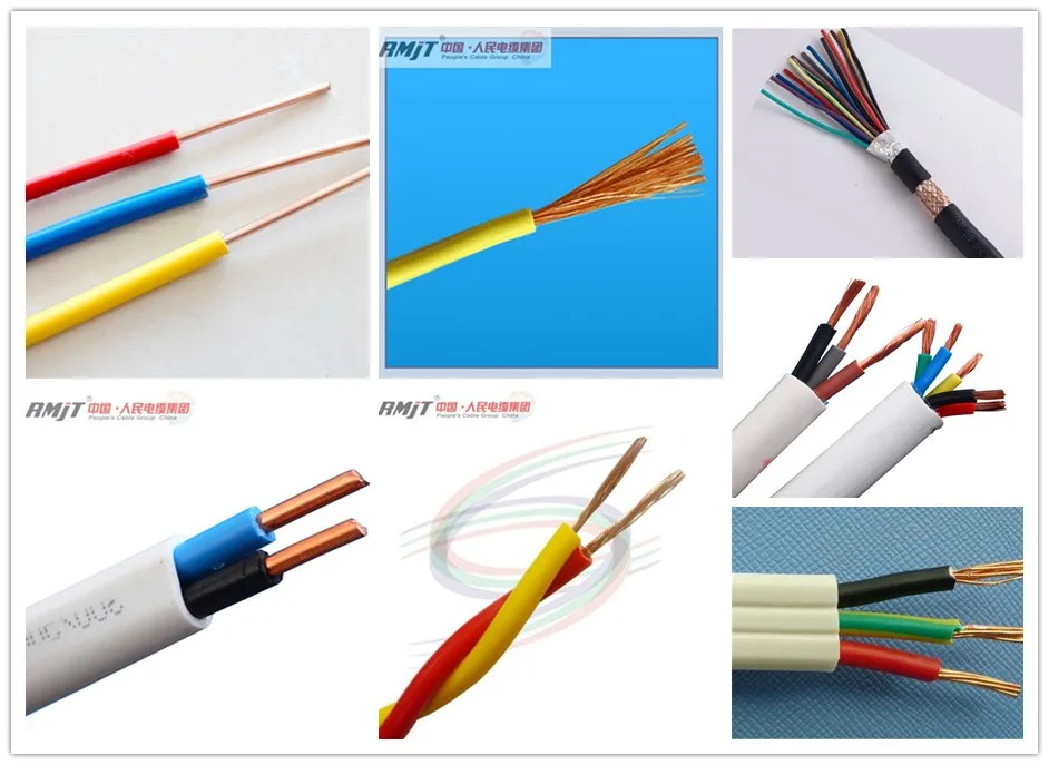 450/750v 25mm4mm6mm10mm Copper Electric Wire Pvc Insulated Solid Yellow