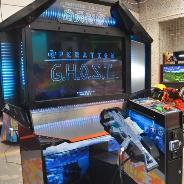 Qingfeng 55''LCD ghost squad shooting target arcade video game machine for adult play