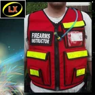 EN471 Tool Safety Vest Hi Vis Red Mesh Vest