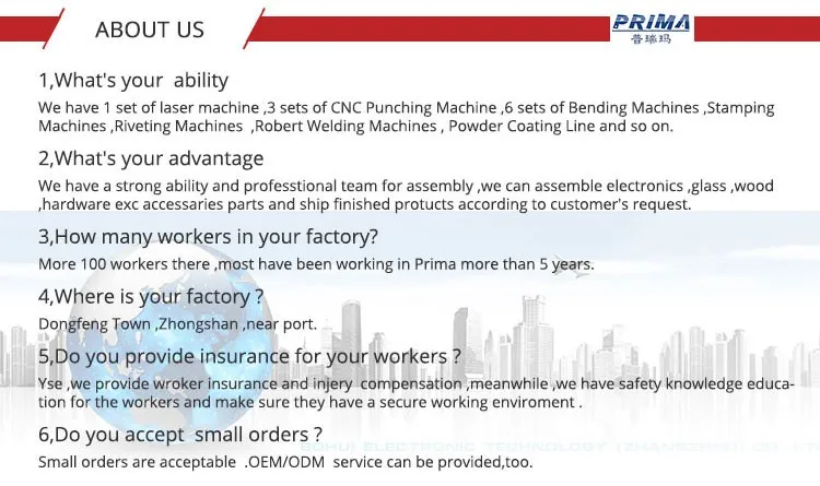 プリマステンレス鋼金属製作で最も包括的なcncマシンとプロフェッショナルメタルクラフト仕入れ・メーカー・工場