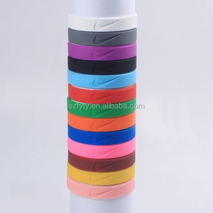 thin blue line rubber wristband silicone bracelet support