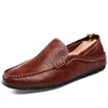 Summer new genuine leather shoes men breathable casual shoes handmade