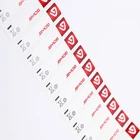 Custom printed waterproof synthetic paper water bottle adhesive labels stickers