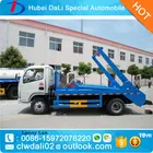Dongfeng 3000L bras oscillant camion à ordures sauter chargeur camion à ordures, véhicule de collecte des bin