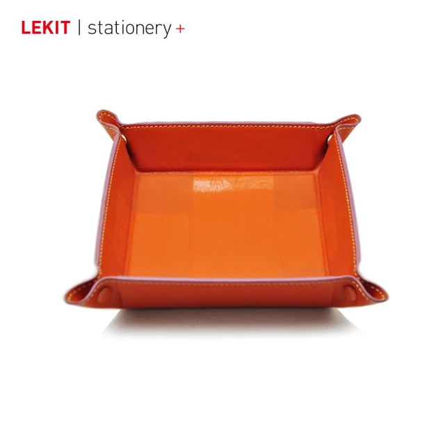 pu leather tray-source quality pu leather tray