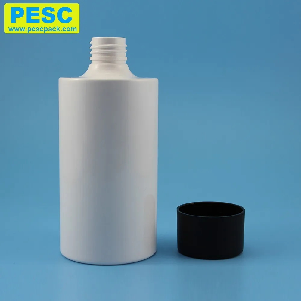 400ml toner white cylinder pet bottle