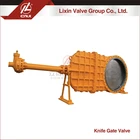 Factory wholesale LIXIN VALVE large diameter knife gate valve price