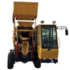Compactor 1m3 self loading concrete mixer for project