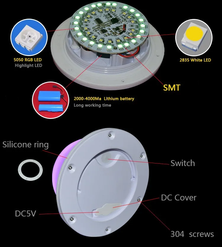 LED Lamp parts Blue