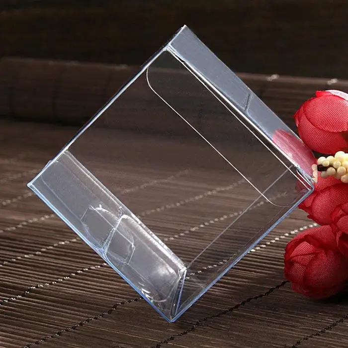 4x4x4 clear plastic boxes