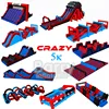 Successful case red or customized event 5k inflatable obstacles course for Brazil from China Factory