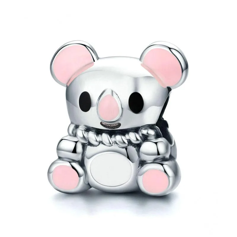 Animal Collection 925 Sterling Silver Australia Cute Koala Beads Fit Pandora Bracelet & Necklace Silver Jewelry BAMOER, N/a
Animal Collection 925 Sterling Silver Australia Cute Koala Beads Fit Pandora Bracelet & Necklace Silver Jewelry BAMOER, N/a