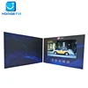 Custom 7inch video card greeting brochure micro usb tft HD lcd display screen module