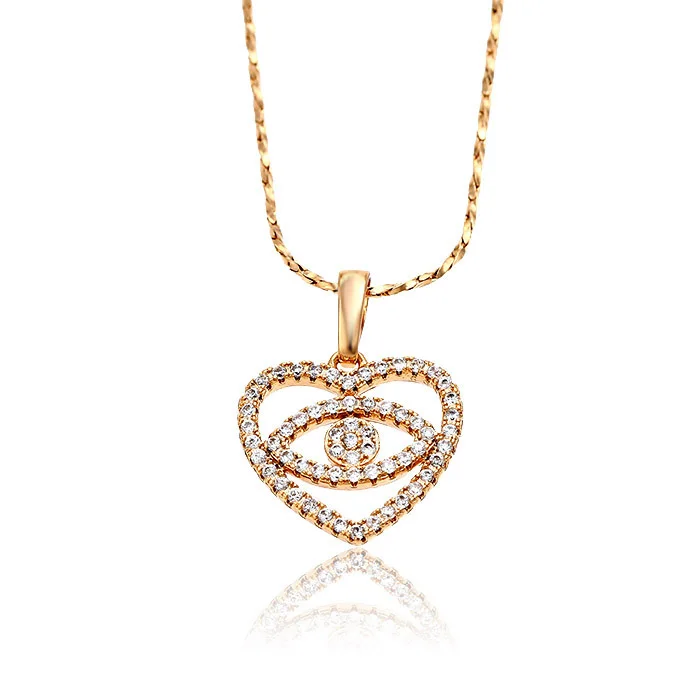 32099 Xuping shopping online temperamental heart shaped and eye pendant refined golden jewelry
32099 Xuping shopping online temperamental heart shaped and eye pendant refined golden jewelry