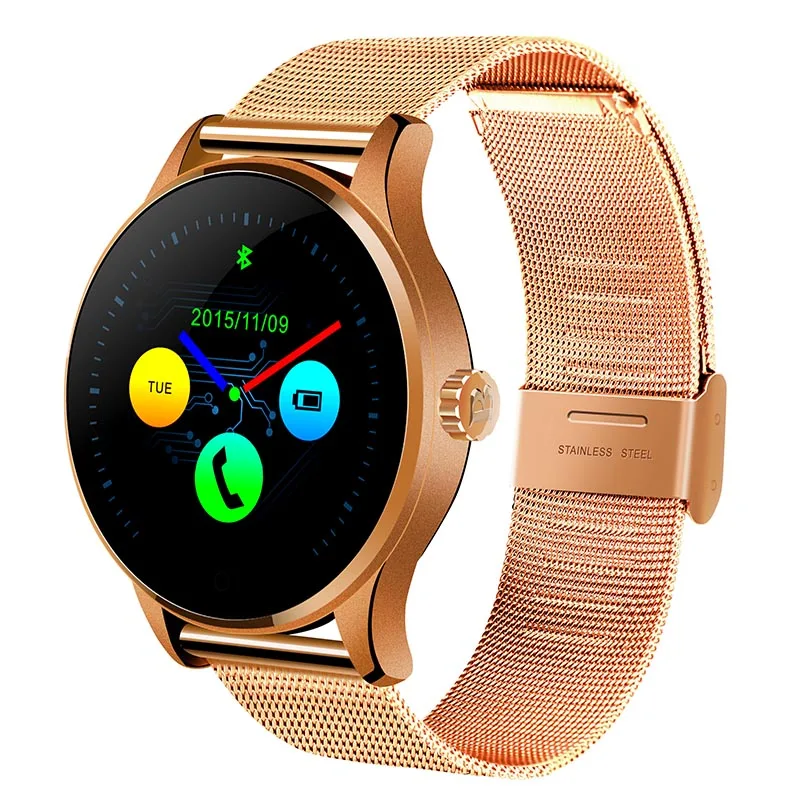 High quality Factory Direct Original round screen smart watch K88H and all kinds of smart watch Compatible with, Black;silver or gold
High quality Factory Direct Original round screen smart watch K88H and all kinds of smart watch Compatible with, Black;silver or gold