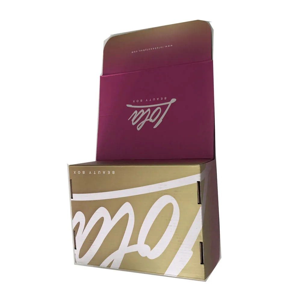 free design beautiful color hair packaging box for gift