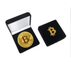 Deluxe Collectible Crypto Bitcoin Coin Gift Set in Velvet Box