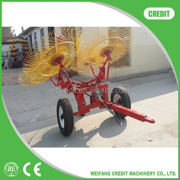 FOR WHOLESALE TRACTOR MOUNTED FOLDING WHEEL ROTARY HAY RAKE