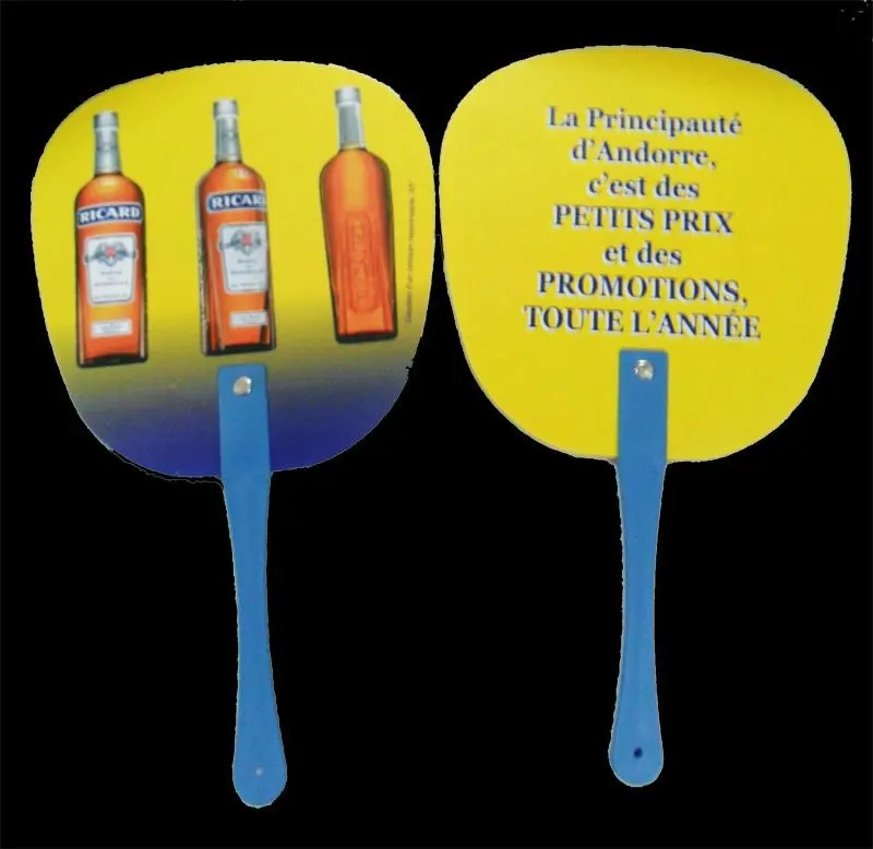 advertising hand-held fan for business gift