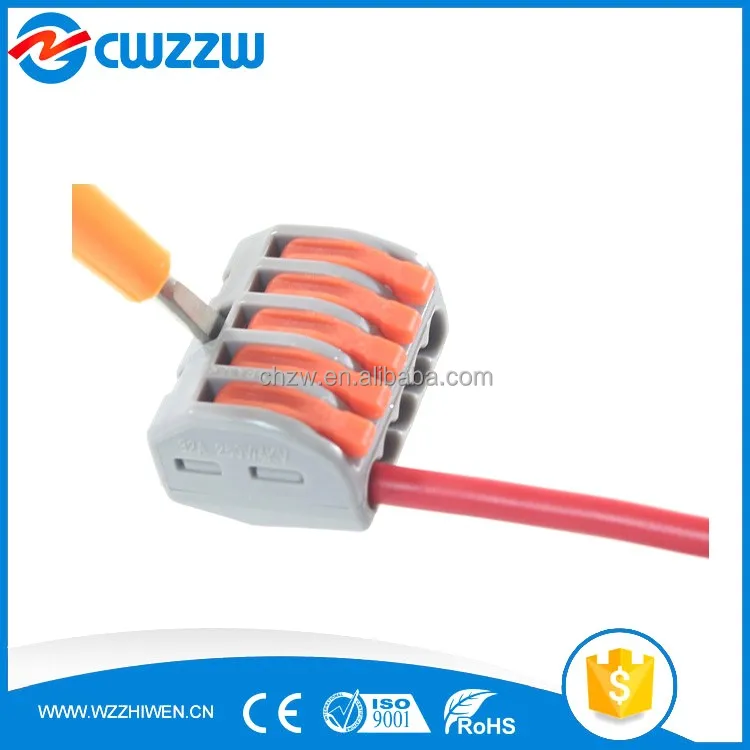 Fashionable CWZ-415-A Hot Selling Electricity Quick Connect Wire Connecting Terminal 415 Series with Five Hole Push Wire Type