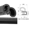 EPDM Rubber self gripping gasket trim seal for car door/cabinet/sheet metal