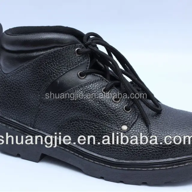 rubber sole solid safety shoes,work boots no.8082