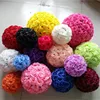 Artificial Silk Rose Ball Cheap for home decor