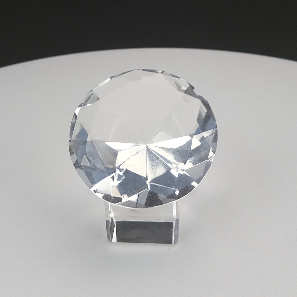 2019 new decorative clear cut diy drawing blank crystal diamond