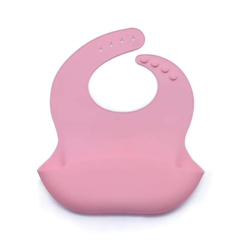 New Patent Waterproof Fashion Design Baby Bib Wholesale High quality Baby Silicone Bib