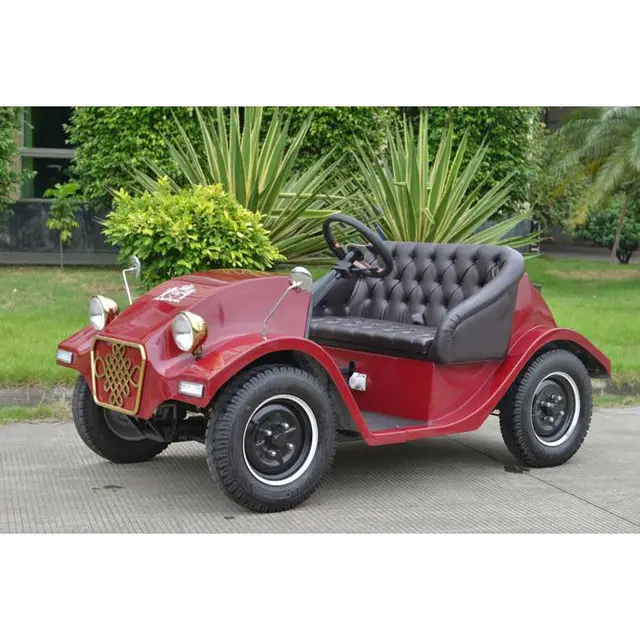 Antique 4 wheels electric golf car with affordable price