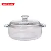 Microwable soup glass pot for cooking