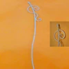 decorative wrought iron support for climbing plants vintage metal plant stake