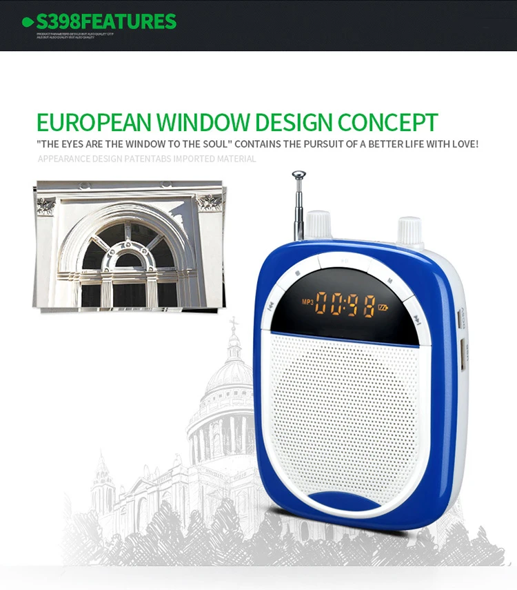 Mini Voice Amplifier MP3 player with USB TF card - ANKUX Tech Co., Ltd