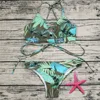 Push Up Bikini Women Halter Triangle Bikini Cut Out Swimsuit Padded Two Piece Bathing Suit S-XXL