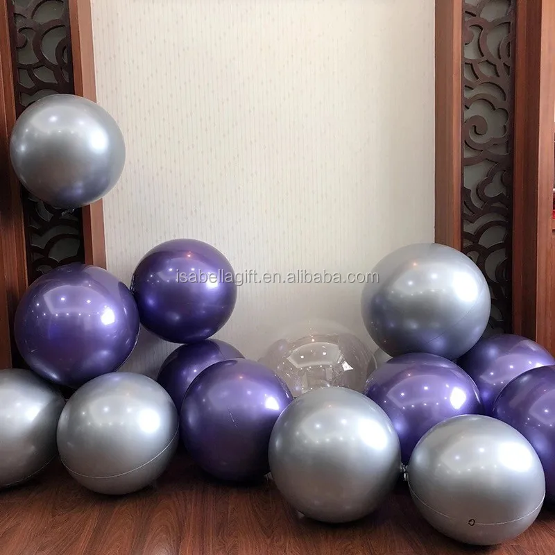heart star shaped metallic foil balloon for party decoration