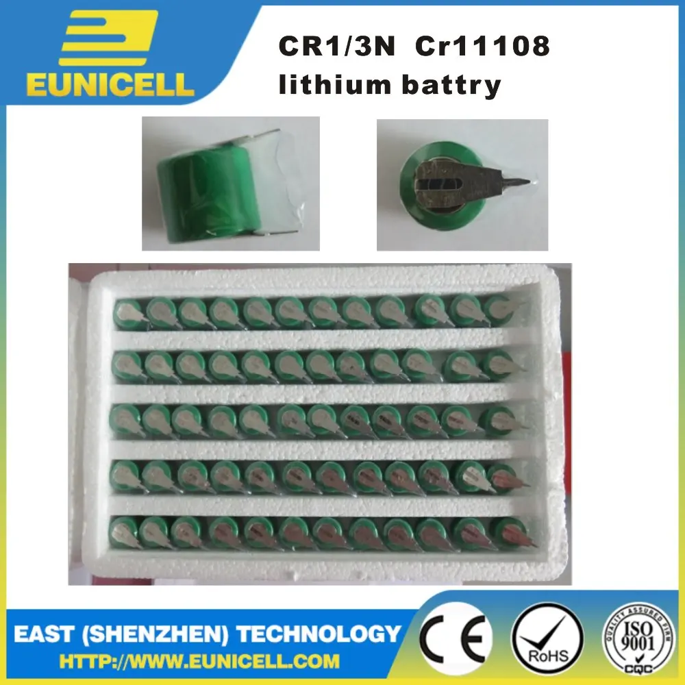 CR1-3N with pins lithium battery 