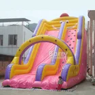 Full digital painting CE Certification Double stitching inflatable princess slide China