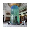 best price clear acrylic block cylindrical aquarium