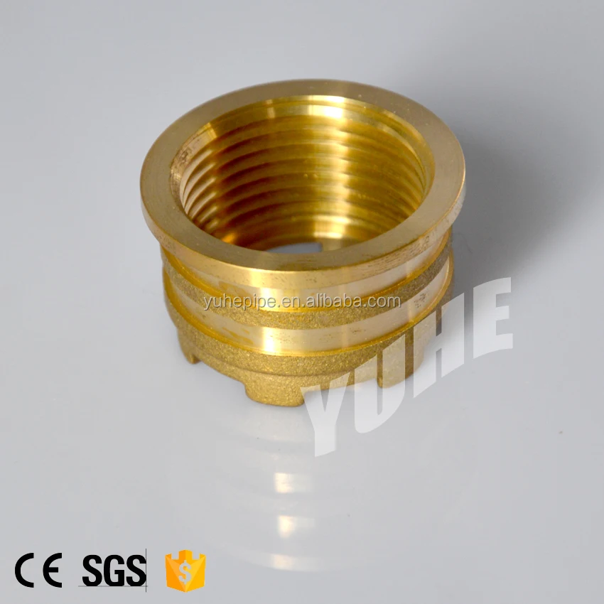 ISO approved forged brass insert manufacture using for plastic pipe