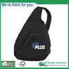 Deluxe Triangle Style Men Sport Sling Bag Single Strap Crossbody Shoulder Bag with cell holder on straps