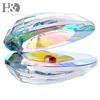 H&D Crystal Shell Shape Crystal Jewelry Box Trinket Box