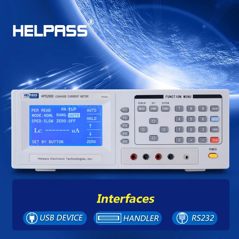 HPS2680 Digital Electronic AC Leakage Current Tester with RS232 interface