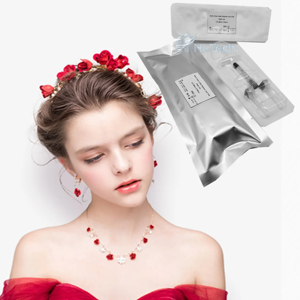 hyaluronic acid injector facial filler for thin superficial lines 5ml, Transparent
hyaluronic acid injector facial filler for thin superficial lines 5ml, Transparent