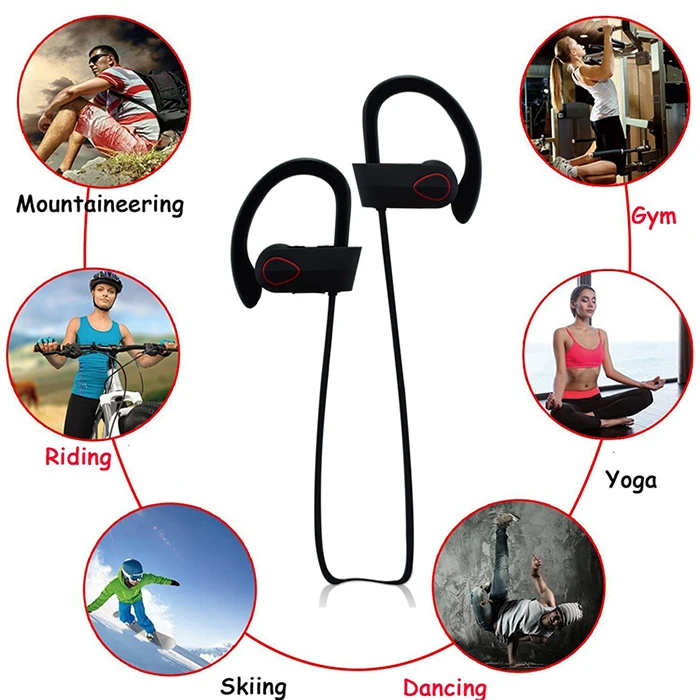 Sports Headphones U9 Wireless HD BEAT Stereo Power Sound Headset for mobile phone - ANKUX.COM