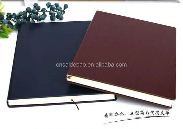 with silk ribbon bookmark,business office essential notebook
