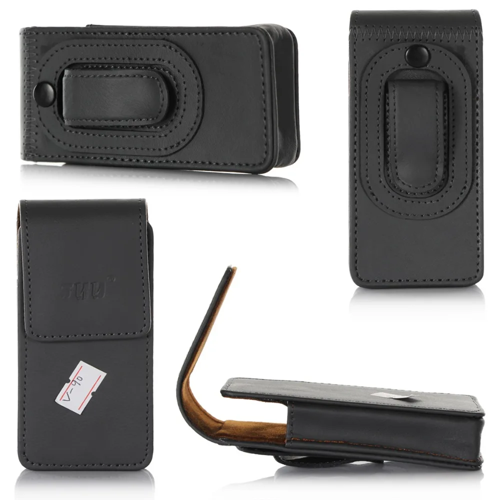 Wenyi Hot Selling Custom Emboss Logo Man Leather Belt case clip holdstor case Mobile Phone Case For iPhone 6