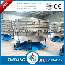 China 2.6m diameter high sieving precision fine powder tumbler screening machine for salt