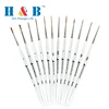 12 miniature brushes synthetic nylon kids artist paint painting brush set brands prices