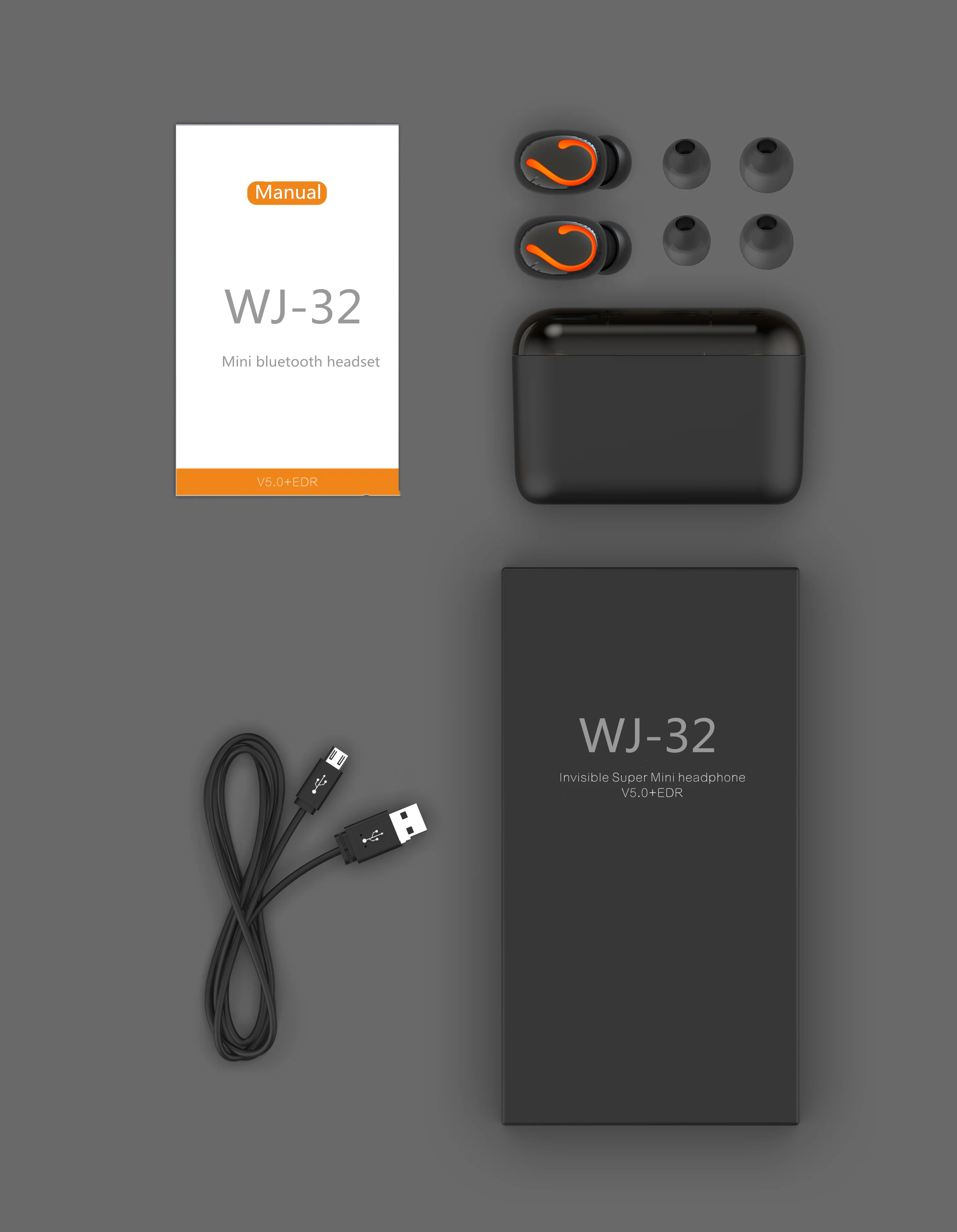 2019 eaby Hot sell TWS Q32 V5.0 blue tooth earphone headphone wireless earphone - ANKUX.COM