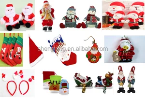 gifit christmas decorations doll small santa doll/snowman xmas